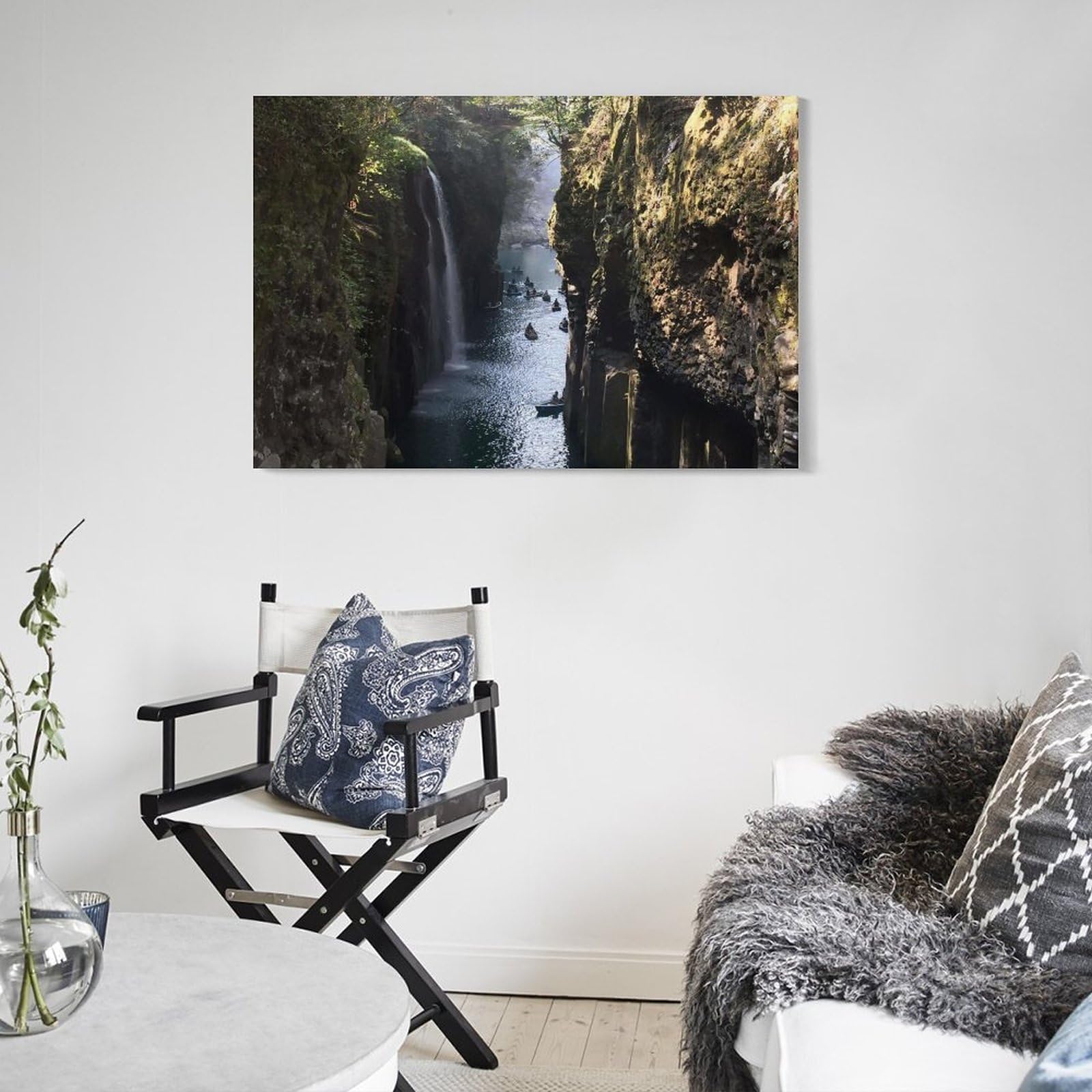 Amazon.co.jp: 絵画 宮崎県 高千穂峡インテリア 絵画 美しい自然